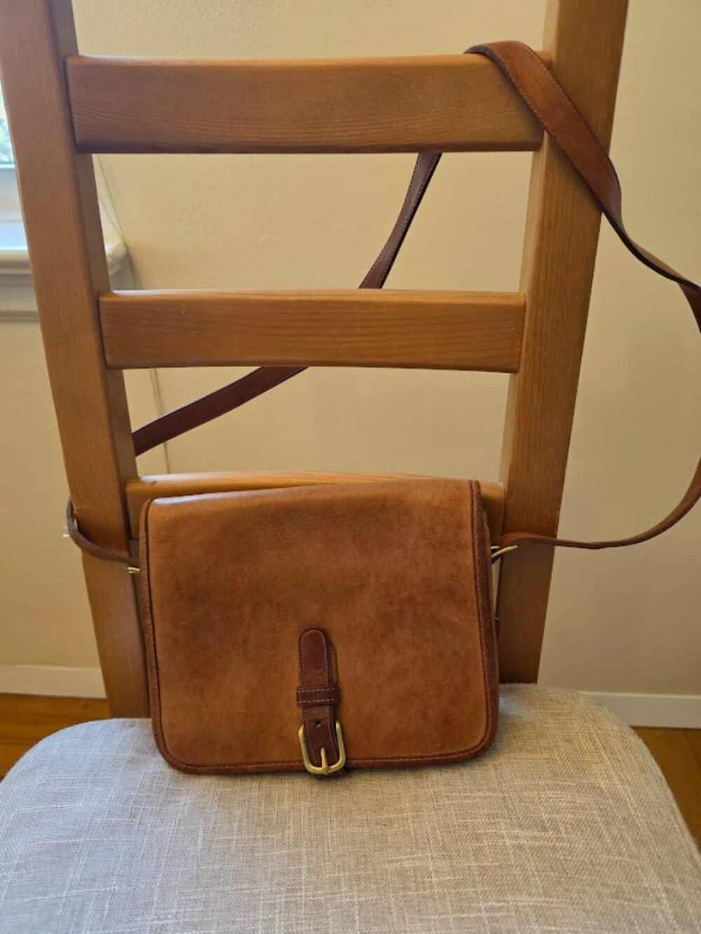 Vintage Coach Saddle Bag